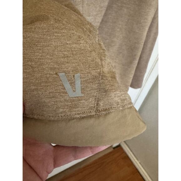 Vuori Sunday Element Hoodie Pullover Camel Heather Drawstring Hem L - Picture 5 of 10